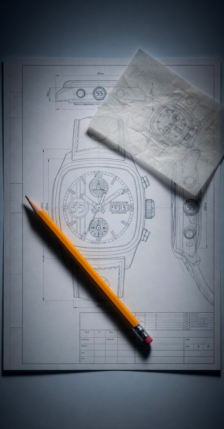 APEX Blueprint with pencil
