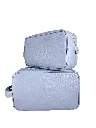 Dopp Kit Grained Leather : Blue