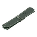 GT Leather Green Forest Strap,  Stitching White