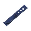 Rally Nubuck Blue Royal Strap,  Stitching Yellow