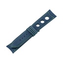 Rally Nubuck Blue Jeans Strap,  Stitching Green