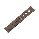 Rally Nubuck Taupe Strap,  Stitching Bronze