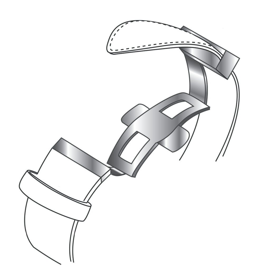 Folding clasp buckle