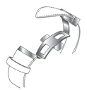 Folding clasp buckle
