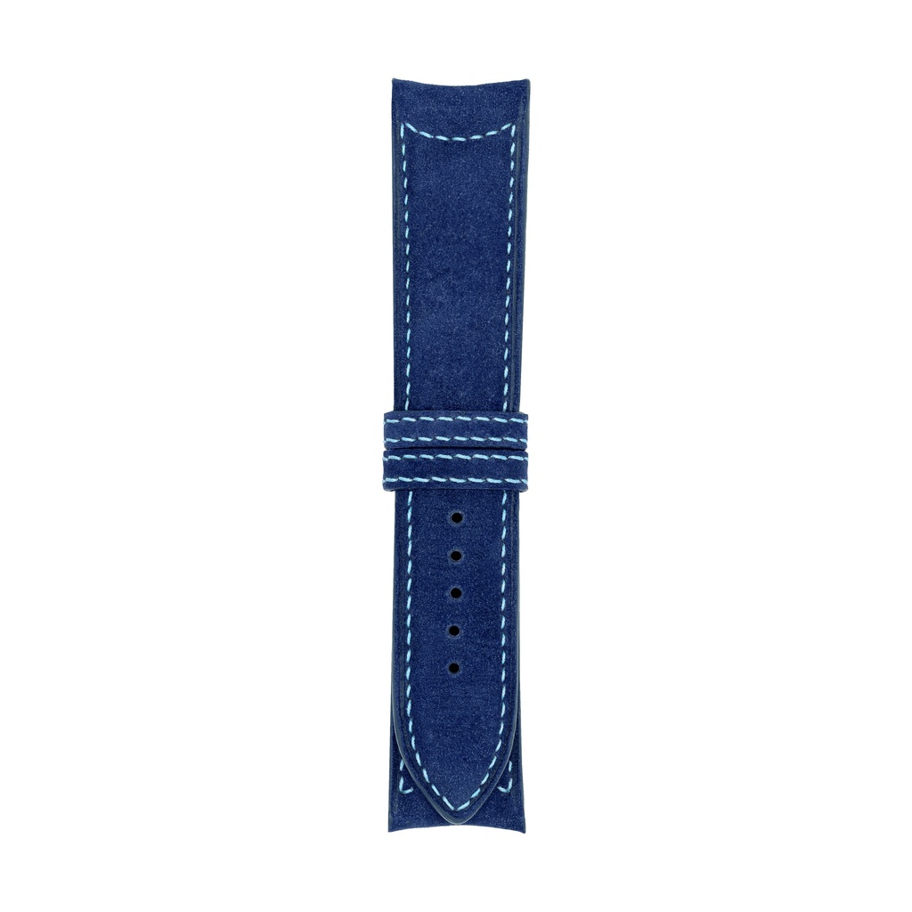 [C20N-1513S] Classic Nubuck Blue Royal Strap,  Stitching Blue Light (20/20 - 105/70)