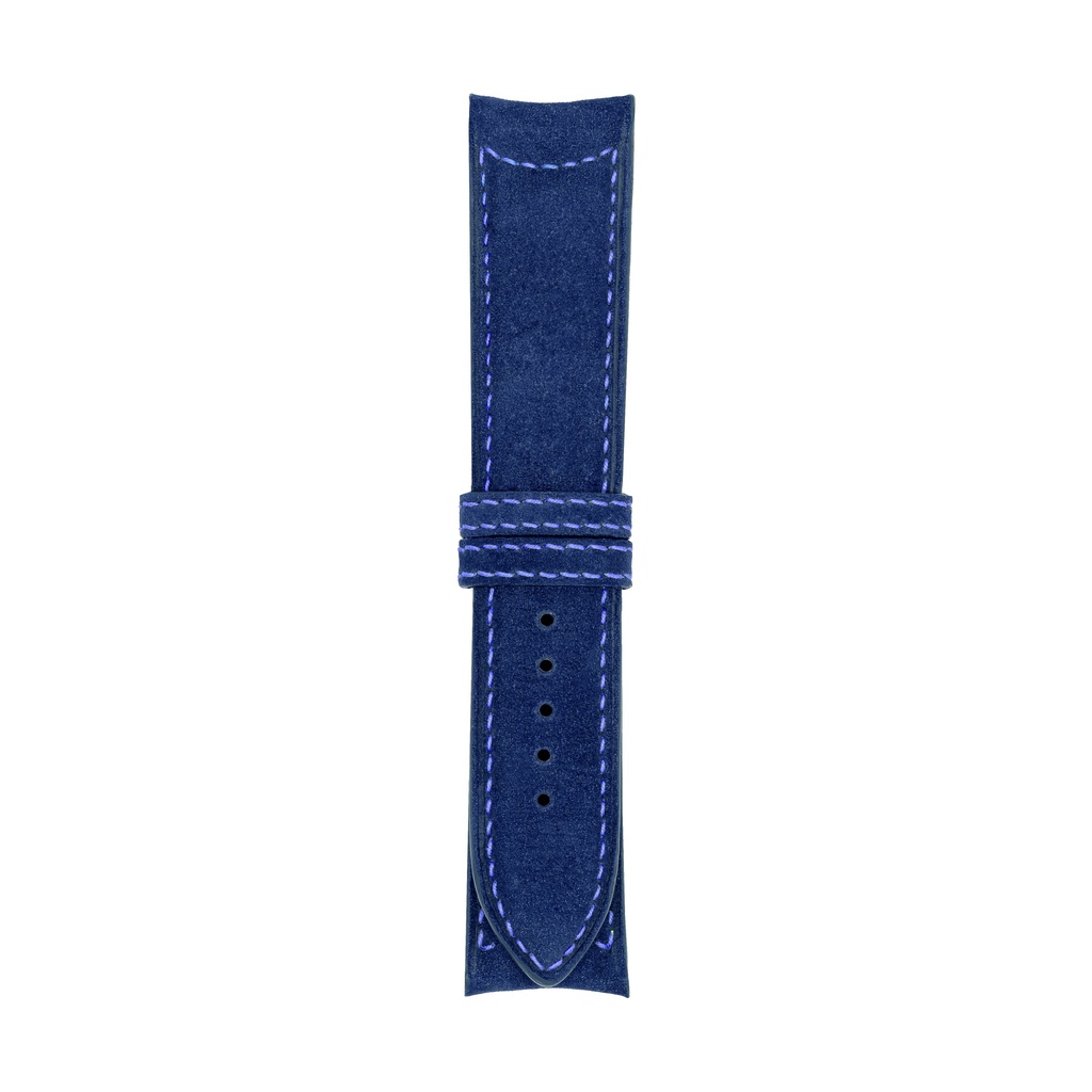 [C20N-1511S] Classic Nubuck Blue Royal Strap,  Stitching Blue (20/20 - 105/70)