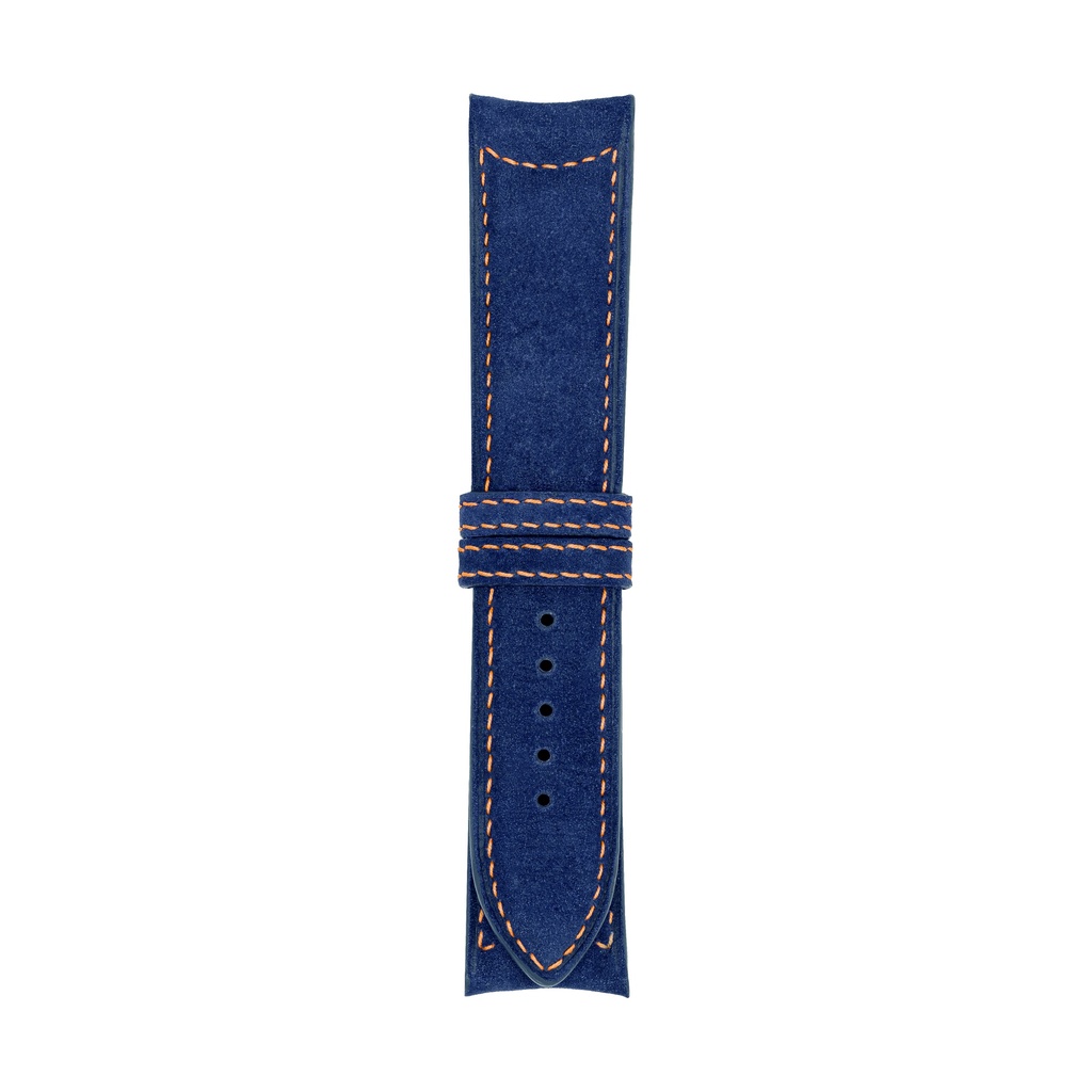 [C20N-1530S] Classic Nubuck Blue Royal Strap,  Stitching Orange (20/20 - 105/70)