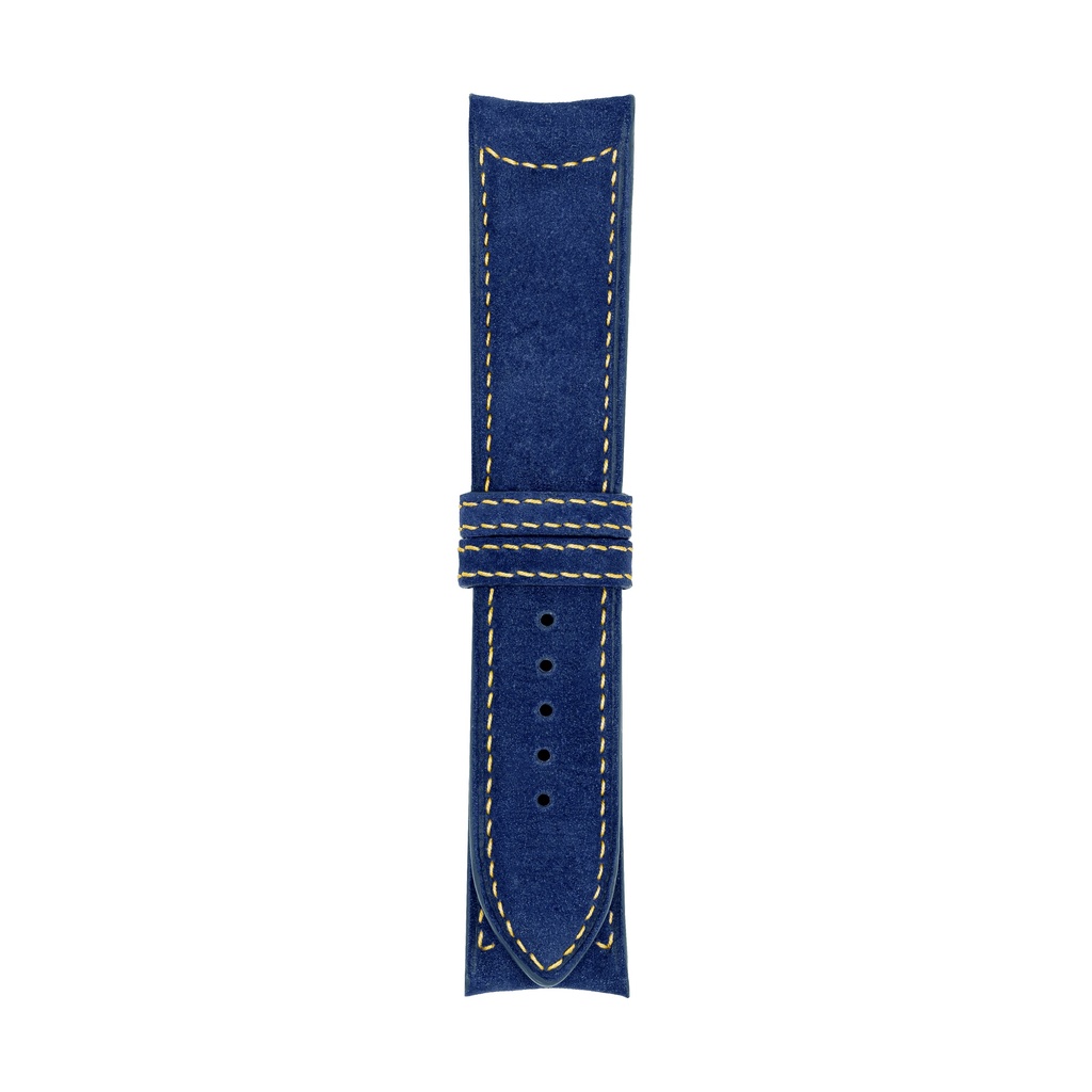 [C20N-1534S] Classic Nubuck Blue Royal Strap,  Stitching Yellow (20/20 - 105/70)