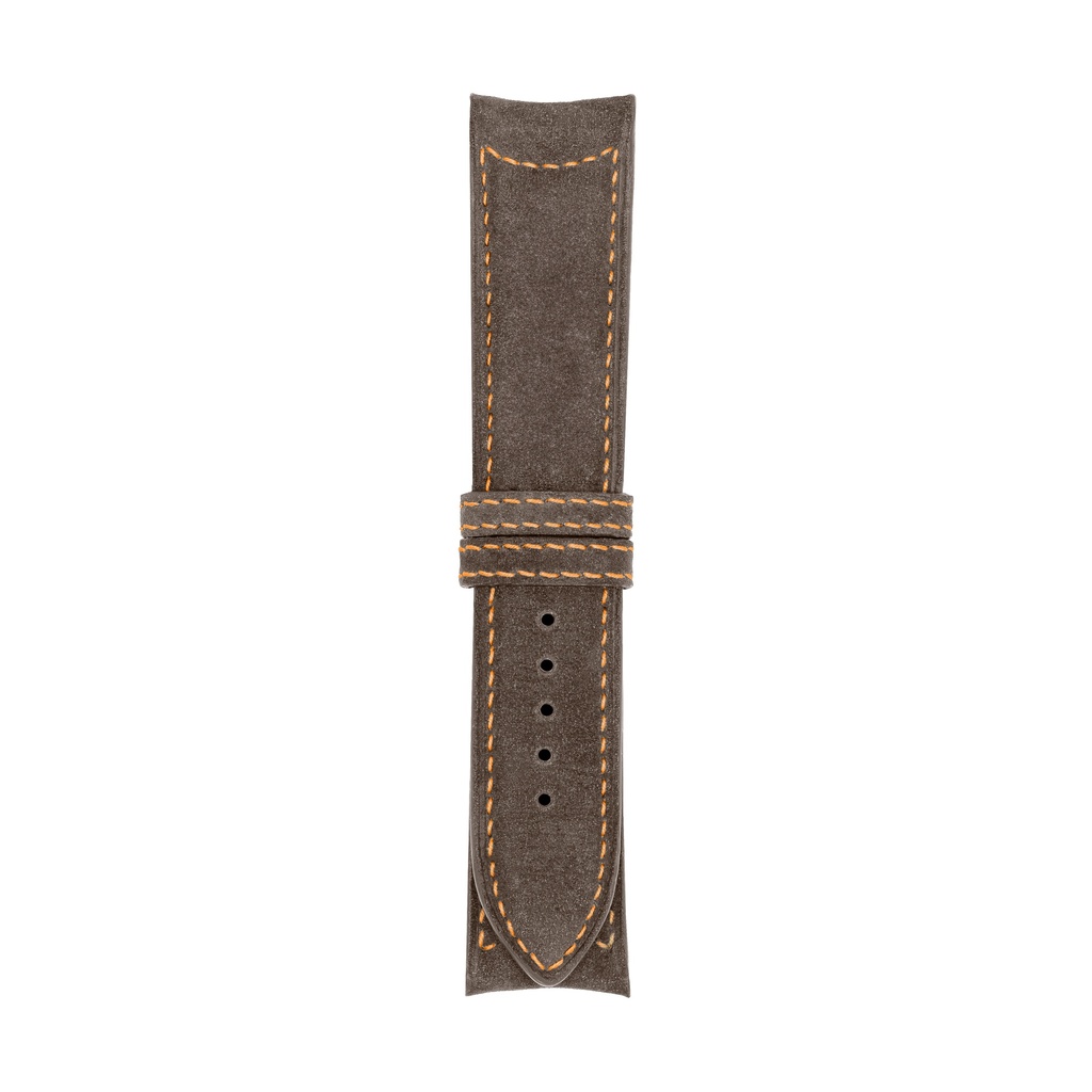 [C20N-3230S] Classic Nubuck Taupe Strap,  Stitching Orange (20/20 - 105/70)