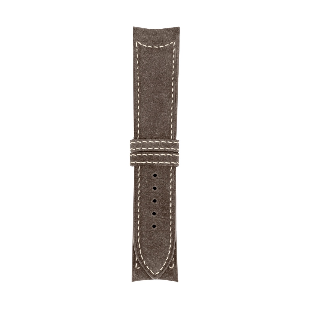 [C20N-3233S] Classic Nubuck Taupe Strap,  Stitching White (20/20 - 105/70)