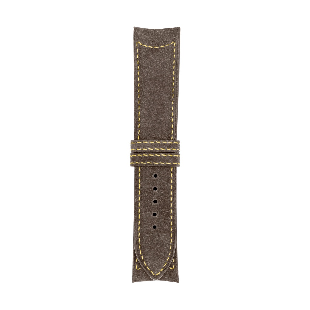 [C20N-3234S] Classic Nubuck Taupe Strap,  Stitching Yellow (20/20 - 105/70)