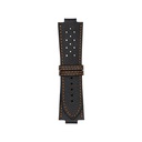 GT Leather Black Strap,  Stitching Orange