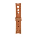 Rally Leather Cognac Strap,  Stitching Bronze